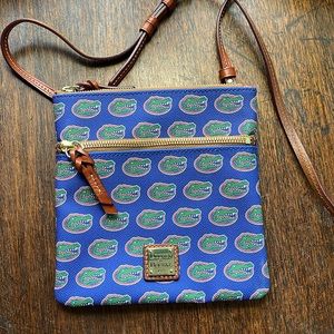 Dooney & Bourke Purse Gators University of Florida UF Blue Leather